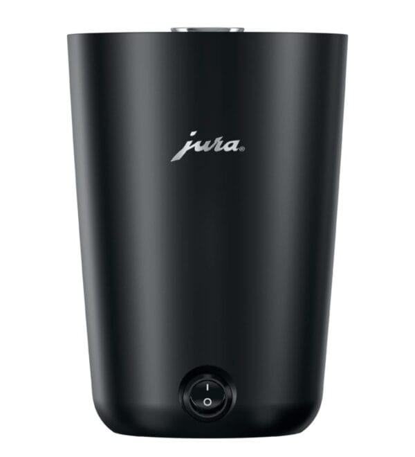 JURA Cup Warmer S in black with compact design and power switch.