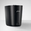 JURA Cup Warmer S in black with compact, modern design and front power switch.